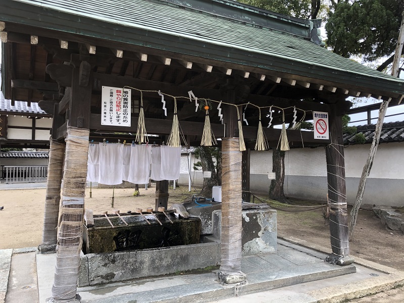 松原神社の手水舎