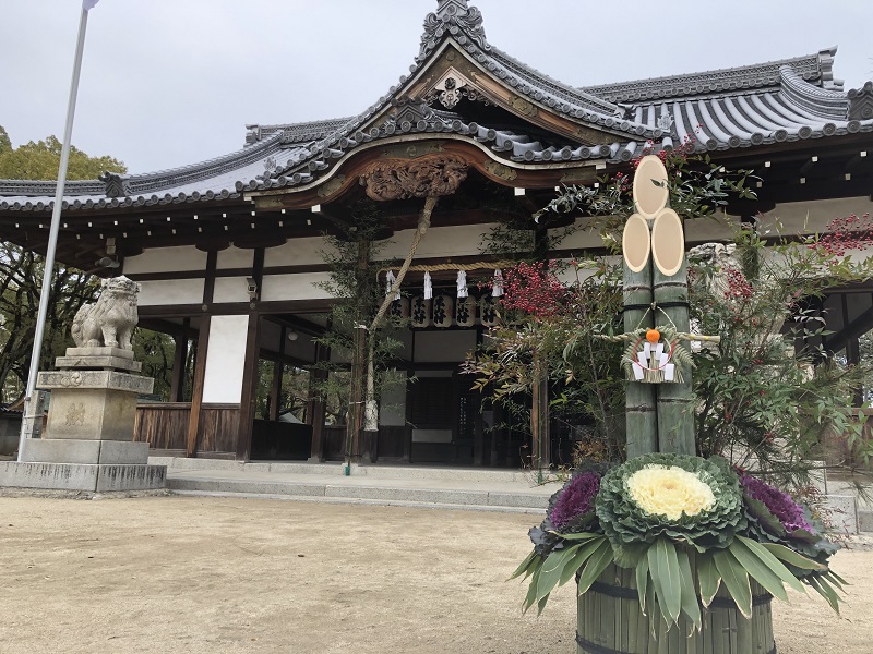 松原神社の門松