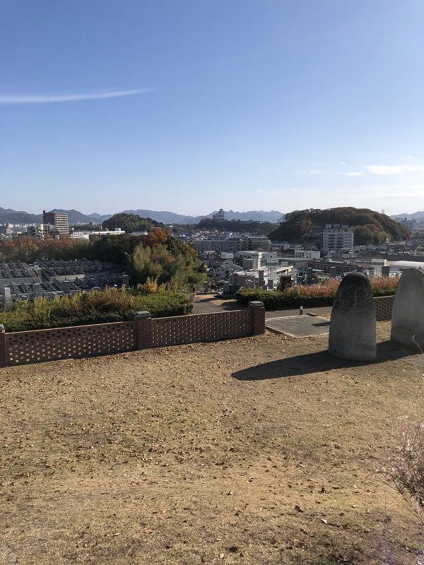 名古山展望台広場の景色