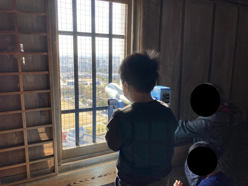 姫路城の展望台