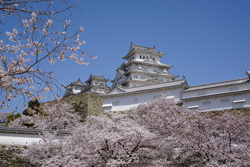 姫路城と橋