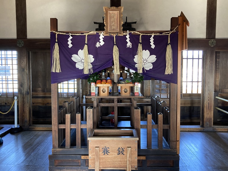 最上階の神社