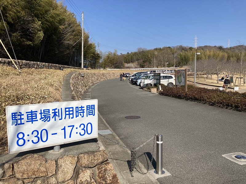 桜山公園の駐車場