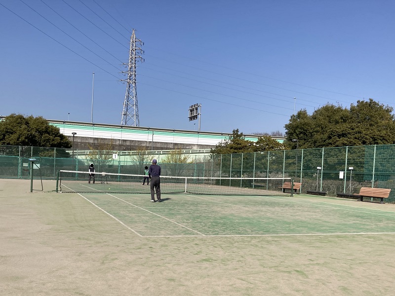 高浜総合公園のテニスコート