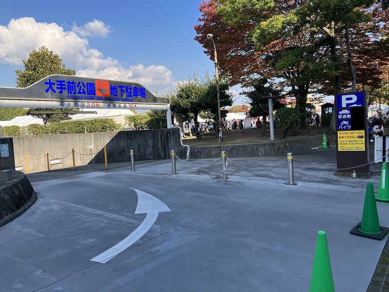 姫路城近くの駐車場